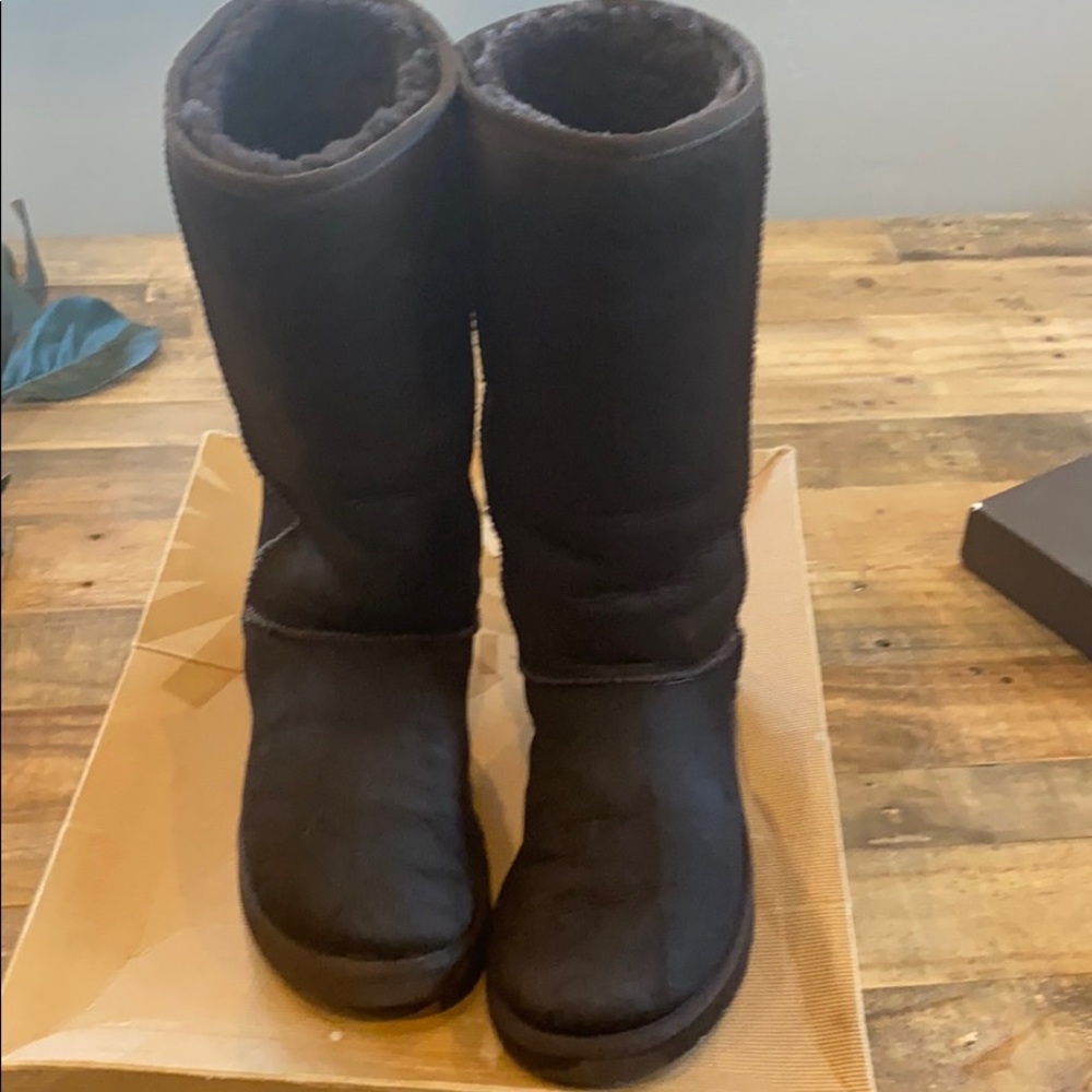 Chocolate brown UGGs